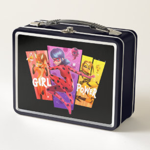 Miraculous Girls   Girl Power Metal Lunch Box
