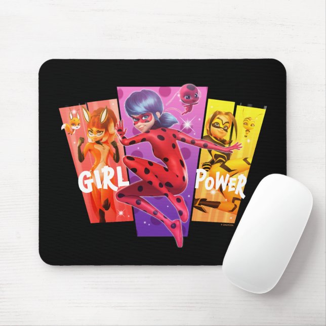 Miraculous Girls | Girl Power Mouse Pad (With Mouse)