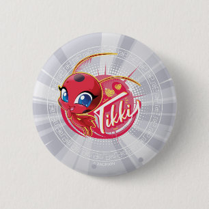 Miraculous Kwami Tikki 2 Inch Round Button