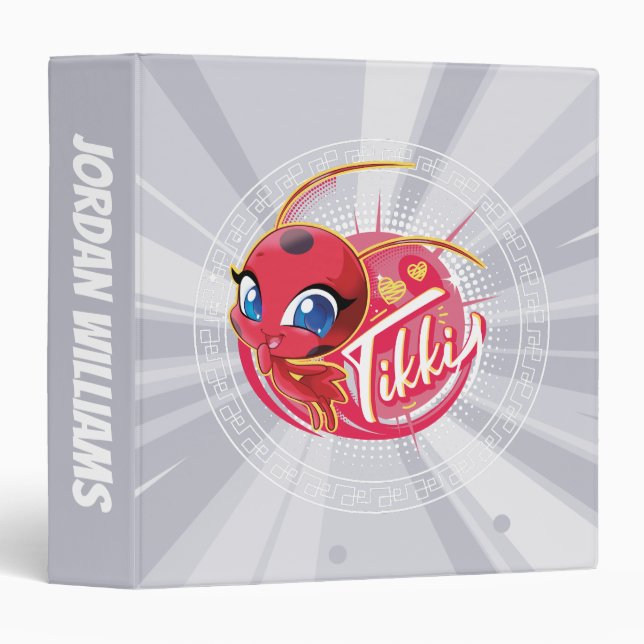 Miraculous Kwami Tikki Binder (Front/Spine)