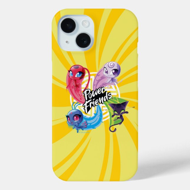Miraculous Kwamis Power Friends Case-Mate iPhone Case (Back)
