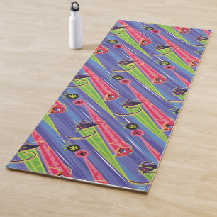 Miraculous Kwamis Tikki & Plagg Pattern Yoga Mat