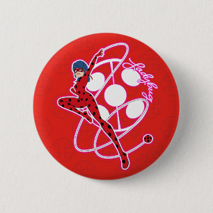 Miraculous Ladybug Badge 2 Inch Round Button