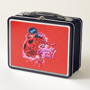 Miraculous Ladybug Spots On Graphic Metal Lunch Box