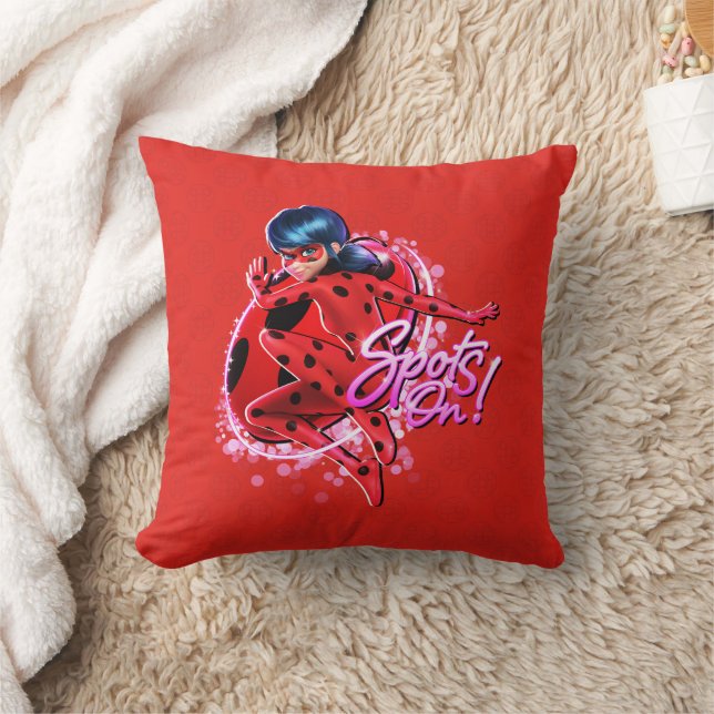 Miraculous Ladybug | Spots On Graphic Throw Pillow (Blanket)