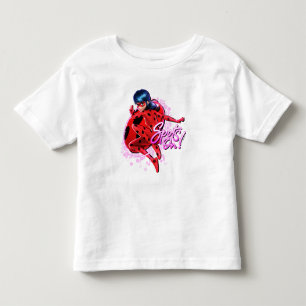 Miraculous Ladybug Spots On Graphic Toddler T-shirt