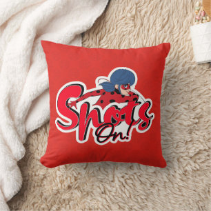 Miraculous Ladybug Spots On Throw Pillow