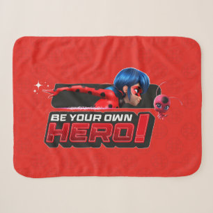 Miraculous Ladybug & Tikki   Be Your Own Hero! Sherpa Blanket