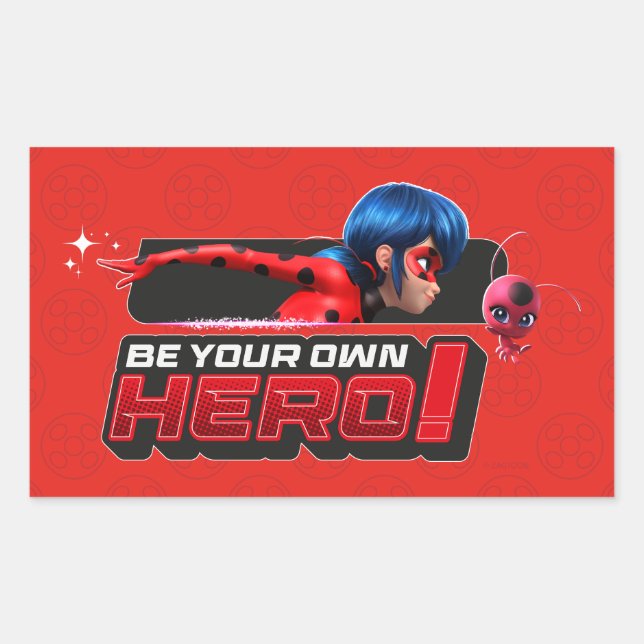 Miraculous Ladybug & Tikki | Be Your Own Hero! Sticker (Front)