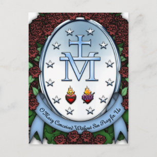 Miraculous Medal 2 Postcard