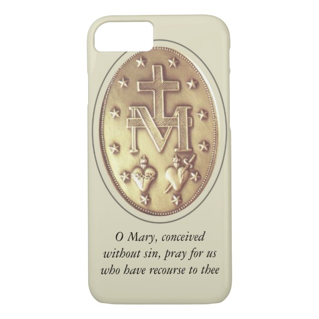 miraculous medal Case-Mate iPhone case (Back)