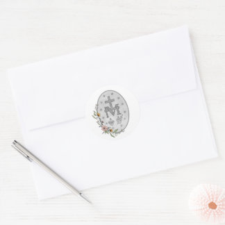 Miraculous Medal Classic Round Sticker
