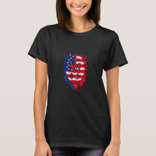 Miraculous Medal Marian Our Lady Catholic American T-Shirt