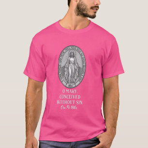 Miraculous Medal Marian Our Lady Catholic T-Shirt