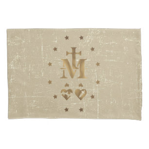 Miraculous Medal,  Medal of Our Lady of Grace Pillowcase