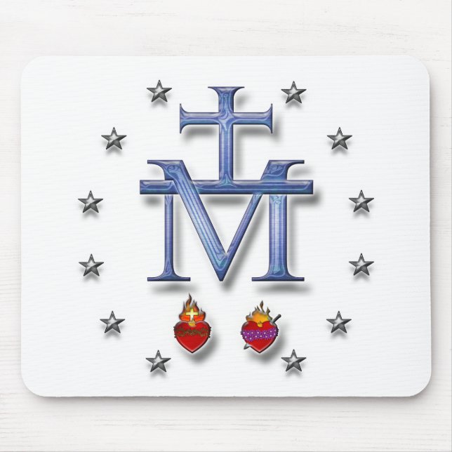 Miraculous Medal Mouse Pad (Front)
