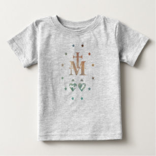 Miraculous Medal Our Lady of Grace Baby T-Shirt