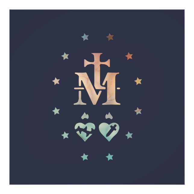 Miraculous Medal Our Lady of Grace  Photo Print (Front)