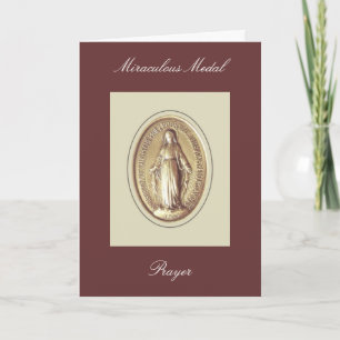 Miraculous Medal Prayer Card