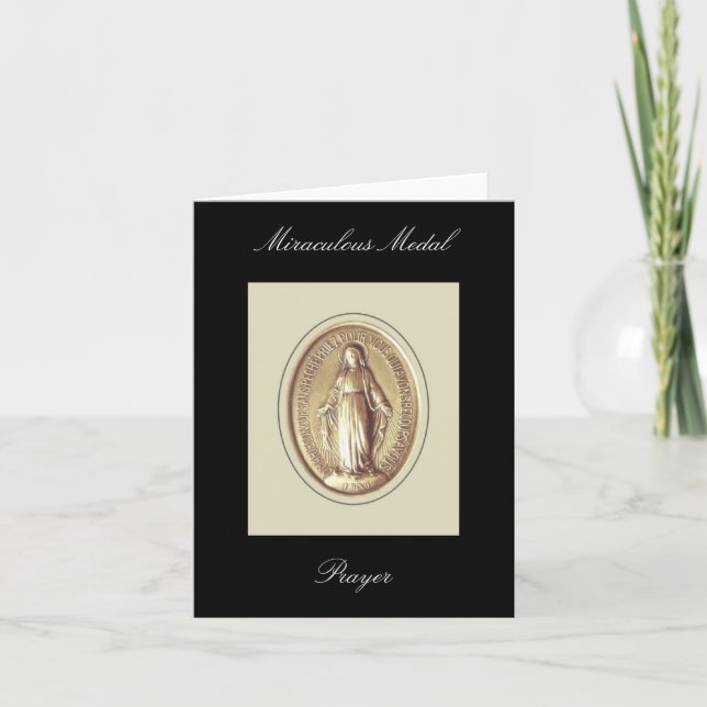 Miraculous Medal Prayer Card (Front)