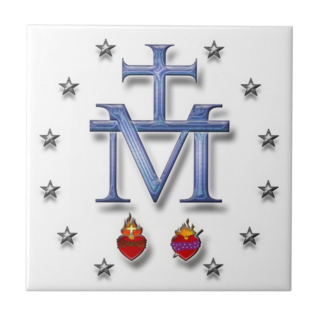Miraculous Medal Tile (Front)