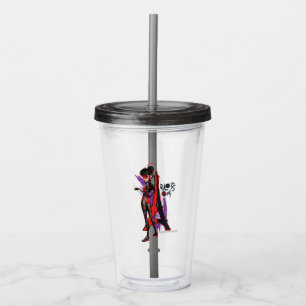 Miraculous Re-verse Shadybug Blots On! Acrylic Tumbler