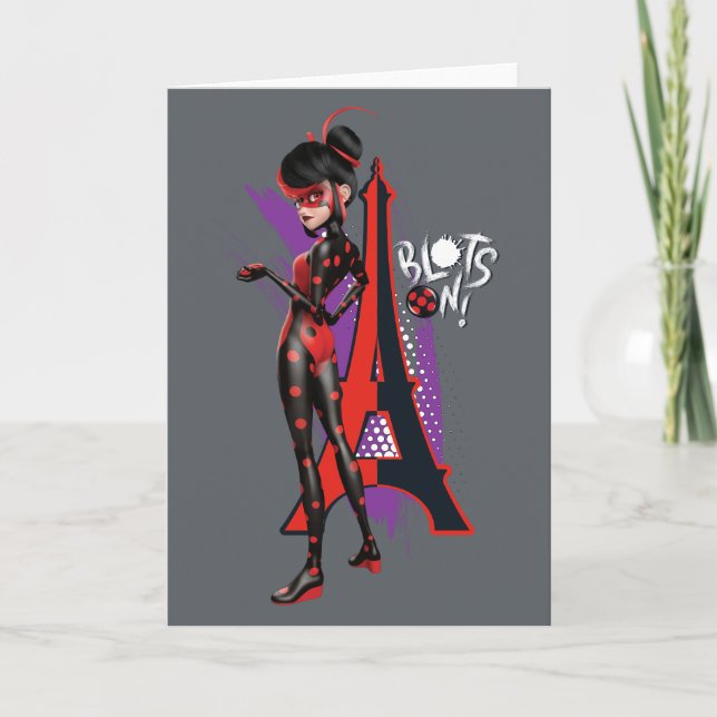 Miraculous Re-verse Shadybug Blots On! Card (Front)