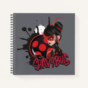 Miraculous Re-verse Shadybug Character Graphic Notebook