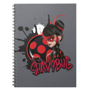 Miraculous Re-verse Shadybug Character Graphic Notebook