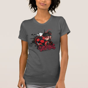 Miraculous Re-verse Shadybug Character Graphic T-Shirt