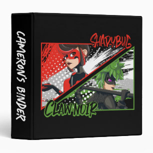 Miraculous Re-verse Shadybug & Claw Noir Binder