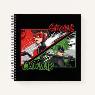 Miraculous Re-verse Shadybug & Claw Noir Notebook