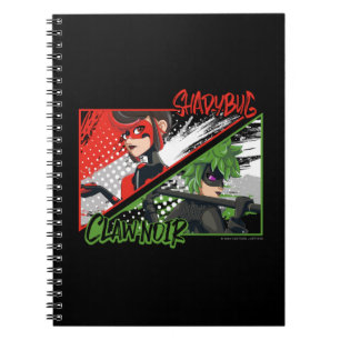 Miraculous Re-verse Shadybug & Claw Noir Notebook