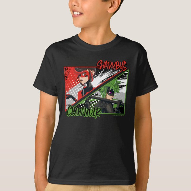Miraculous Re-verse Shadybug & Claw Noir T-Shirt (Front)