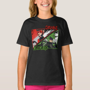 Miraculous Re-verse Shadybug & Claw Noir T-Shirt