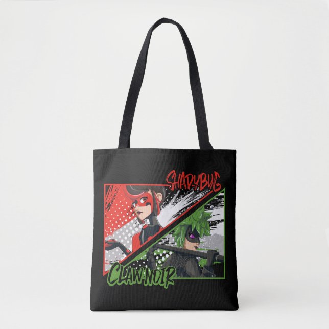 Miraculous Re-verse Shadybug & Claw Noir Tote Bag (Front)