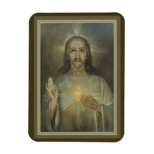 Miraculous Sacred Heart of Jesus Car/Refrigerator Magnet