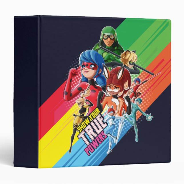 Miraculous Show Your True Powers Binder (Front/Spine)