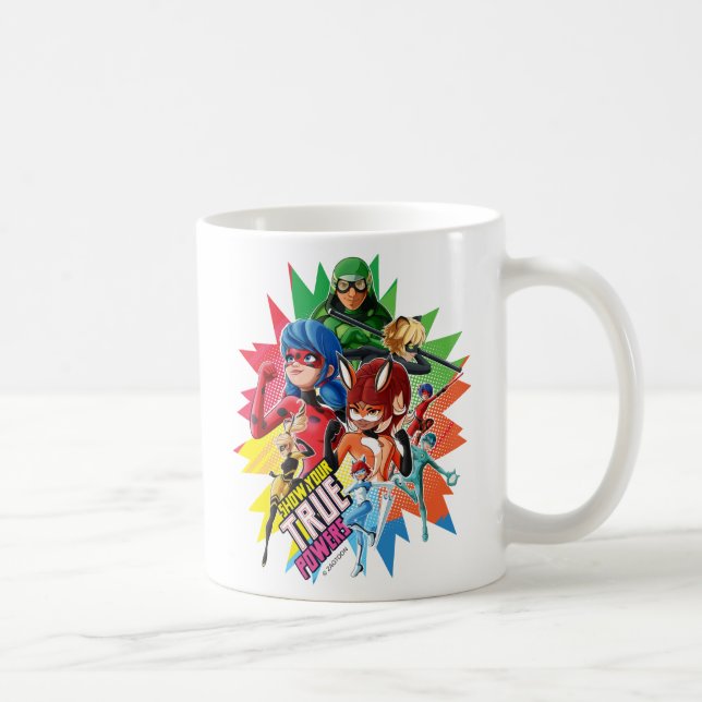 Miraculous Show Your True Powers Coffee Mug (Right)