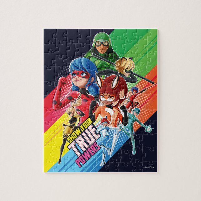 Miraculous Show Your True Powers Jigsaw Puzzle (Vertical)