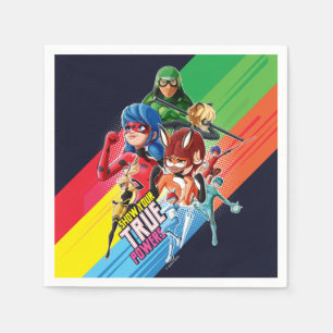 Miraculous Show Your True Powers Napkin