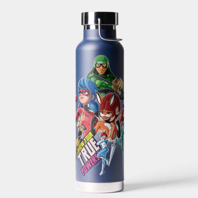 Miraculous Show Your True Powers Water Bottle (Left)