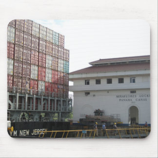 Miraflores lock. Panama Canal. Mouse Pad