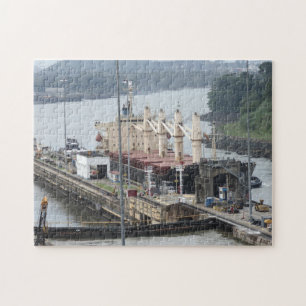 Miraflores Locks, Panama Canal Jigsaw Puzzle
