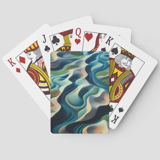 Mirage Currents Playing Cards (Back)