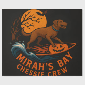 Mirah’s Bay Chessie Crew - Surfing the Spooky Bay Wrapping Paper