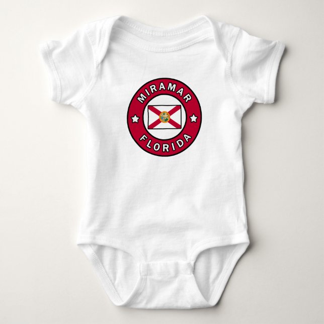 Miramar Florida Baby Bodysuit (Front)