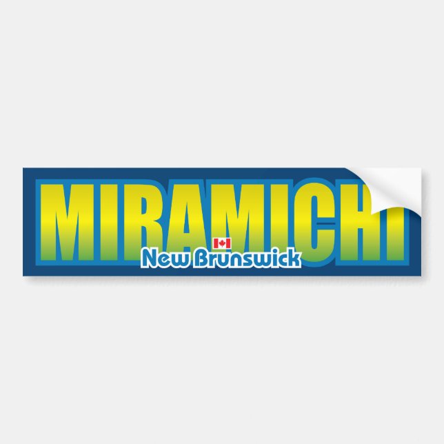 Miramichi Bumper Sticker (Front)