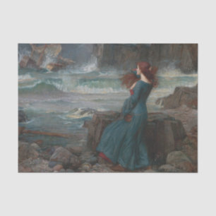 Miranda and the Tempest by John William Waterhouse Tissue Paper