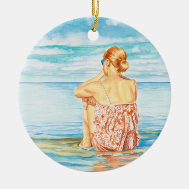 Miranda Ceramic Ornament (Front)